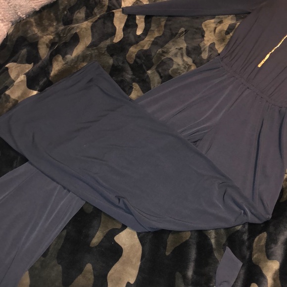 MICHAEL KORS navy and gold jumpsuit - Picture 3 of 5